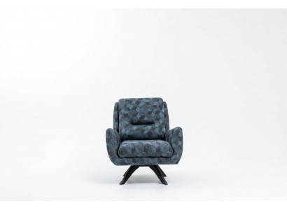 Living room luxury armchair gray club lounge modern designer furniture furnishing