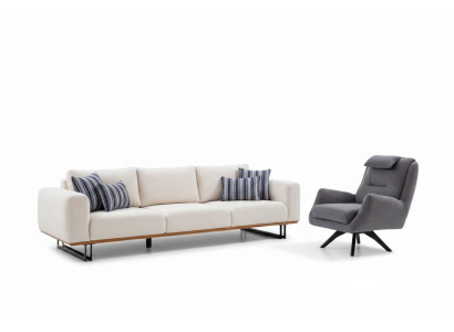 Luxury Living Room Set 2-piece Design Sofa Suite 4+1 Seater Couches Furniture