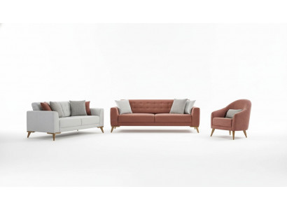 Living room set Stylish sofa set 3+3+1 seater Luxury couches Sofa furniture