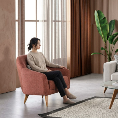 Luxury Armchair Stylish Furniture Living Room Lounge Club Design Single Seater