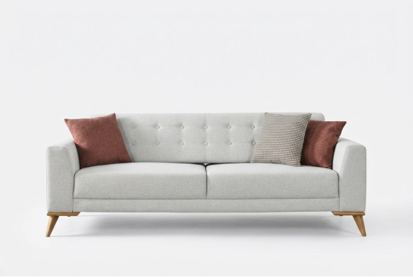 Luxury Sofa 3-Seater Design Furniture Stylish Living Room Three-Seater Couch
