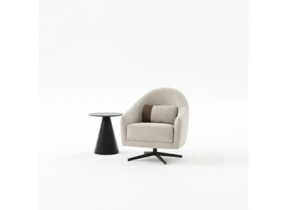 Luxury Armchair Stylish Furniture Living Room Design Swivel Lounge Club Wood