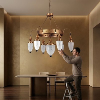 Pendant lamp chandelier crystal lamp ceiling light lamps 90x125