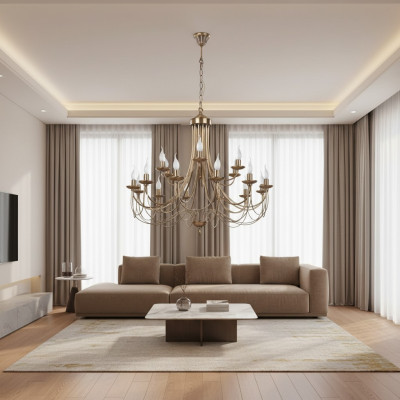 Ceiling Lamp A Modern Living Room Luxury New Glass