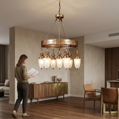 Pendant lamp chandelier crystal lamp ceiling light lamps 60x125