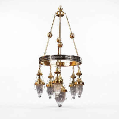 Ceiling lamp chandelier pendant lamp living room luxury shine light