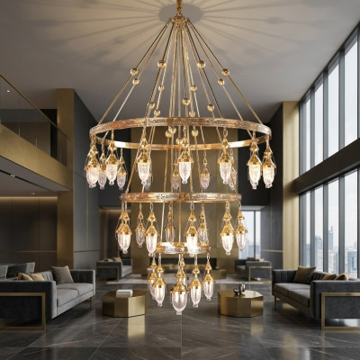 Luxury XXL Ceiling Light Lamp for Living Room 160x280