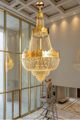 Pendant chandelier lamp crystal lamp ceiling light lamps 100x245