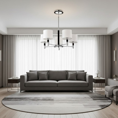 Ceiling light chrome living room lamp chic luxury guest room lights