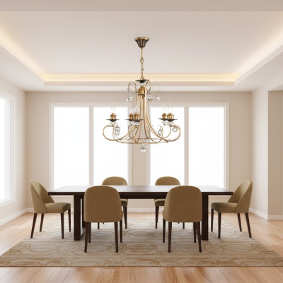 Chandelier Crystal - Modern Chandelier Stylish Interior Lamp Light