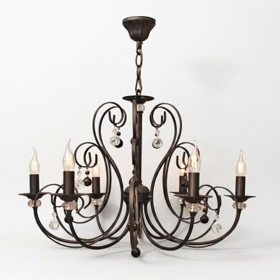 Chandelier for the living room crystal lamp shiny new indoor area