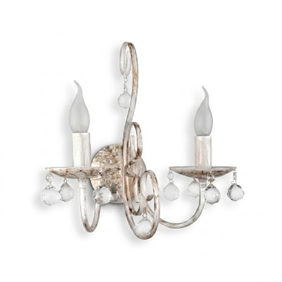 Wall lamp interior crystal corridor light home fixture bedroom