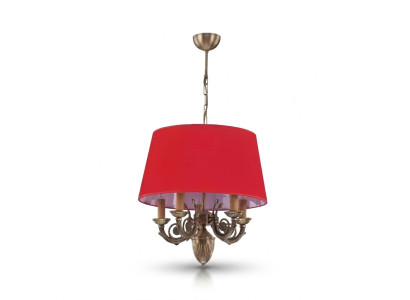 Chandelier Classic Lights Lamps Lamp Gold 50x80 Red