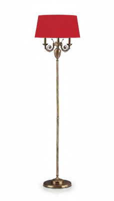 Red floor lamp floor candelabra lamp light gold lamps 50x173