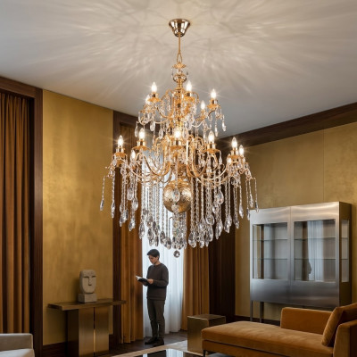 Chandelier Lamp Hanging Light Crystal Lamp Ceiling Light Lamps 96x155