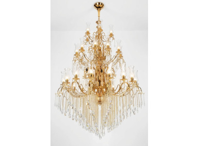 Chandelier Crystal Living Room Ceiling Light Large Villa Lamps 160x280