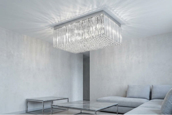 Hanging chandelier lamp ceiling light crystal lamp 60x120