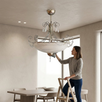 Ceiling lamp chandelier luxury pendant lamp living room shine new