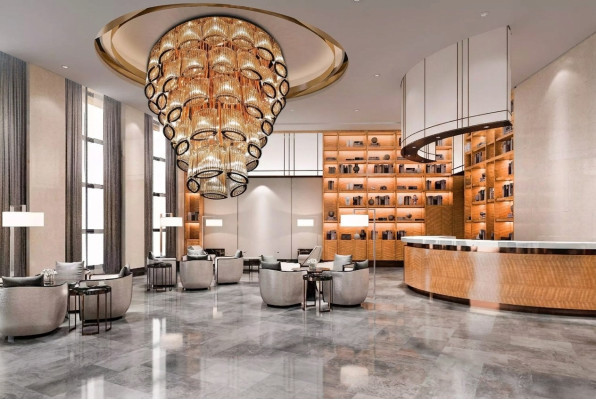 Modern gold ceiling lamp for home living room new luxurious for style