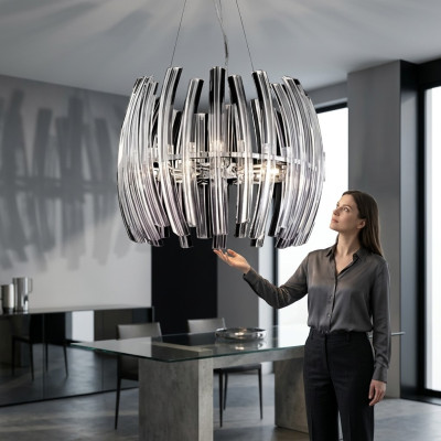 Chandelier for the living room crystal shiny new indoor