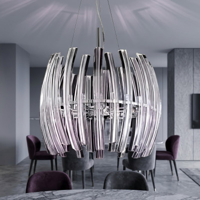 Chandelier for the living room crystal shiny new indoor