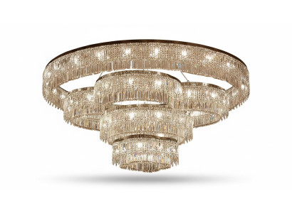 Chandelier for the foyer crystal shining new interior luxury new