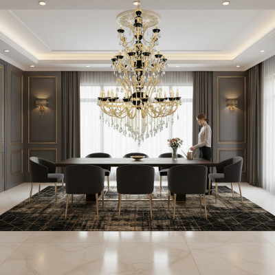 Chandelier Crystal Light Ceiling Lamp Foyer Lights Ceiling Lights