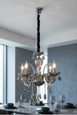 Chandelier crystal luxurious quality living room ceiling light lamp
