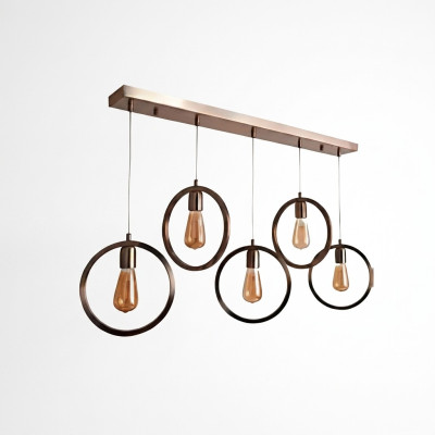 Pendant light black chic ceiling lamp 70x90cm living room light