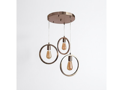 Ceiling lamp A modern living room luxury style matte chrome