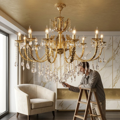 Hanging light chandelier lamp crystal light ceiling light 113x140