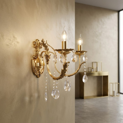 Wall lamp interior light for home new bedroom crystal corridor