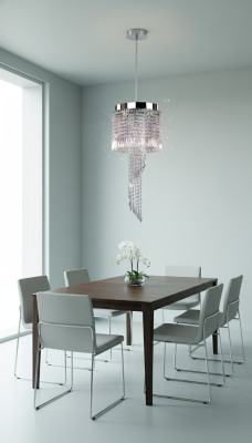 Chandelier Pendant Light Chrome Living Room Lamp 30x70