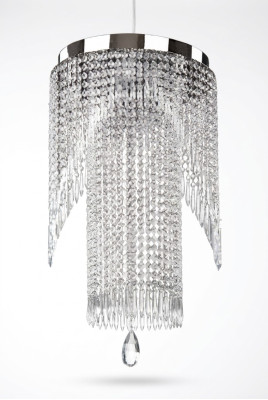 Chandelier chrome-plated stainless steel is perfect for your living room lamp fixture.