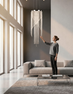 Pendant lamp chandelier crystal lamp ceiling light lamps 50x140