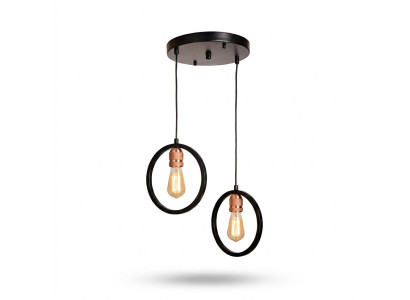 Ceiling lamp for living room or guest luxurious black stylish light
