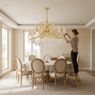 Pendant chandelier lamp crystal lamp ceiling light lamps 115x125