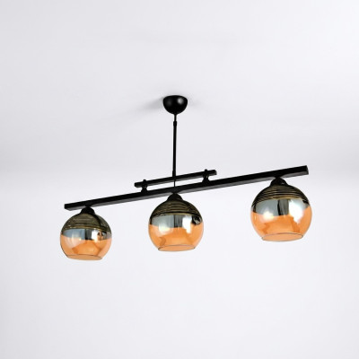 Ceiling lamp black light living room luxury lamp pendant light 20x65