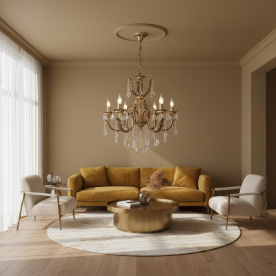 Hanging Lamp Chandelier Crystal Lamp Ceiling Light 73x110