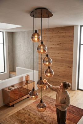 Pendant light living room chic sway into the house lamp light