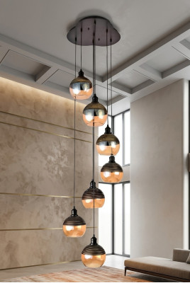 Pendant light living room chic sway into the house lamp light