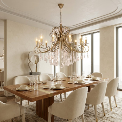 Illuminate lamp round lamps ceiling light chandelier lights 105x100