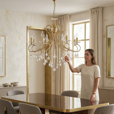 Chandelier Modern Ceiling Light in the Living Room Luxury Pendant Lamp Light