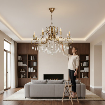Chandelier Light Lamp Living Room Interior Ceiling Light