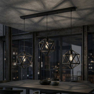 Ceiling lamp, modern pendant light, luxury black lamp, lights, living room