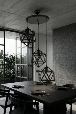 Pendant light black for the living room chic ceiling lamp light
