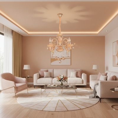 Ceiling Lamp A modern glass pendant light living room luxury new