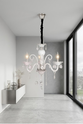 Ceiling lamp A modern pendant light living room luxury new white