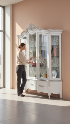 Luxury Wood Display Cabinet Sideboard Design Cupboards White Italian Furniture