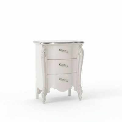 Modern designer nightstand with 3 drawers wooden cabinet furniture design new